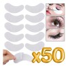 Parches Gel Colágeno Aplicación Extensiones Pestañas 50pz F