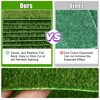 Pack of 10 Artificial Grass Miniature Garden, 15 x 15