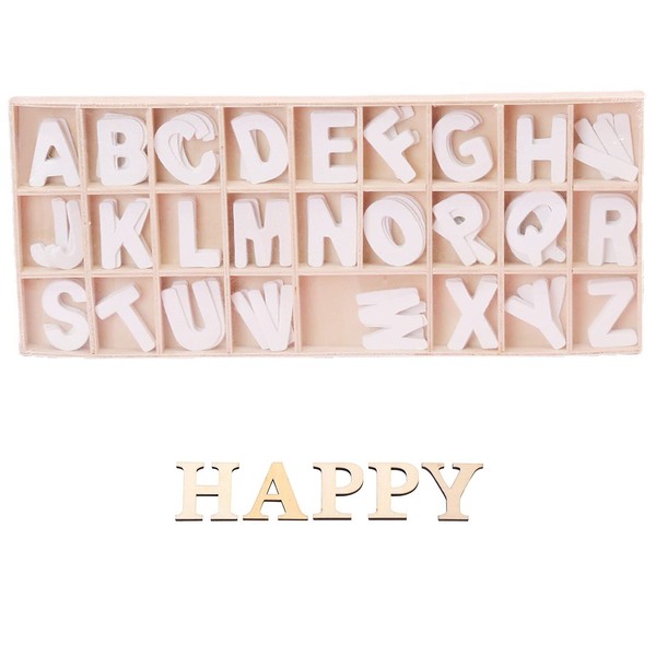 Sprießen 130 Pieces (5 Letters Each), Natural Wooden Lowercase Letters