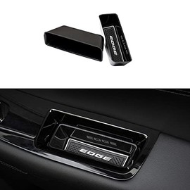 MICROCK Front Door Handle Pocket Organizer Side Storage Box Insert Glove for Ford Edge 2015 2016 2017 2018 2019 2020, 2pcs