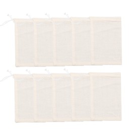 Muslin Drawstring Bags - Reusable Cotton Tea Filters for Cooking and More