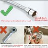 Pull Out Sink Sprayer Head Replacement,G1/2 or 13/16 inch Male