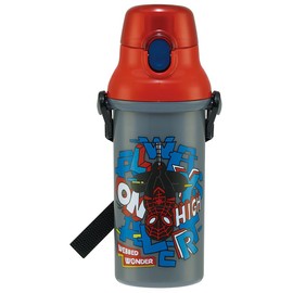 Skater PSB5SANAG-A Water Bottle, 16.9 fl oz (480 ml), For Kids, Antibacterial, Plastic, Kid-Friendly, Lightweight, Made in Japan