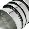 SINJEUN 25 Pack 4.72 x 4.72 x 3.54 Inch Galvanized
