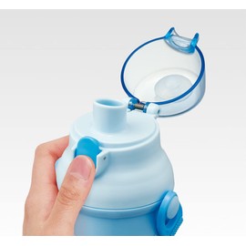 Skater PSB5SANAG-A Children's Water Bottle, Direct Drinking, 16.2 fl oz (480 ml), Plastic, One-touch, Dishwasher Safe, Made in Japan