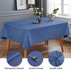 YEAHSEA Rectangle PVC Table Cloth 200x140cm,Waterproof Table Cover Protector Wipe