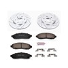 Power Stop K4611 Front Brake Kit with Drilled/Slotted Brake Rotors