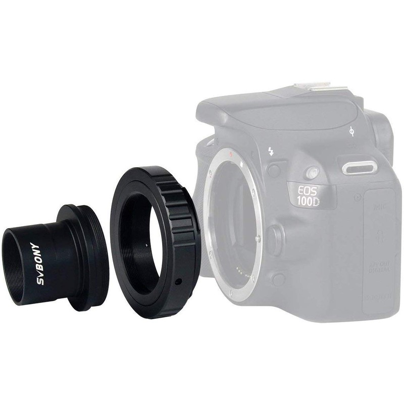 SVBONY T2 T-Ring Adapter and T Adapter for Canon EOS