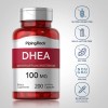 Piping Rock DHEA 100mg | 200 Capsules | Non-GMO, Gluten