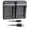 Kastar NP-FV70 Battery or Dual Charger for Sony PXW-Z90V PXW-X70