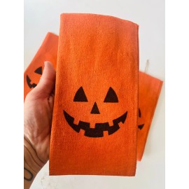Unbranded Fabric Halooween Gift Bags with ties/Treat Bags/Pumpkin Gift Bags /Burlap gift B