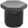Banjo PLUG100 Polypropylene Pipe Fitting, Plug, Schedule 80, 1" NPT Male