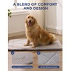 Joydeco Low-Profile Dog Mat Reversible Bed Pad, Washable Dog Crate