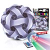 GEOSPHERE 12 Inch Diameter 30 Piece All White Puzzle Lamp