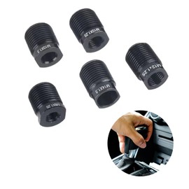 Shift Knobs [5 pieces] Adapter, Gear Stick Knob Adapter, Car Shift Lever Screw, Replacement Screw, Inside Thread, Thread Adapter, Universal Screw, Gear Stick Knob, Thread, Screw Adapter, Luminium