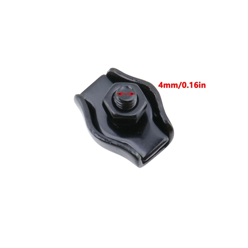 Antrader M3 Simplex Single Bolt Wire Rope Clips and M3