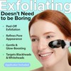 Evanel Charcoal Peel Off Face Mask Applicator Set Niacinamide Hyaluronic