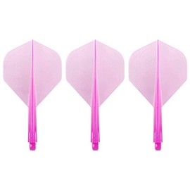 Condor Zero Stress Flight System - Standard Clear Pink - Dart Flights Short