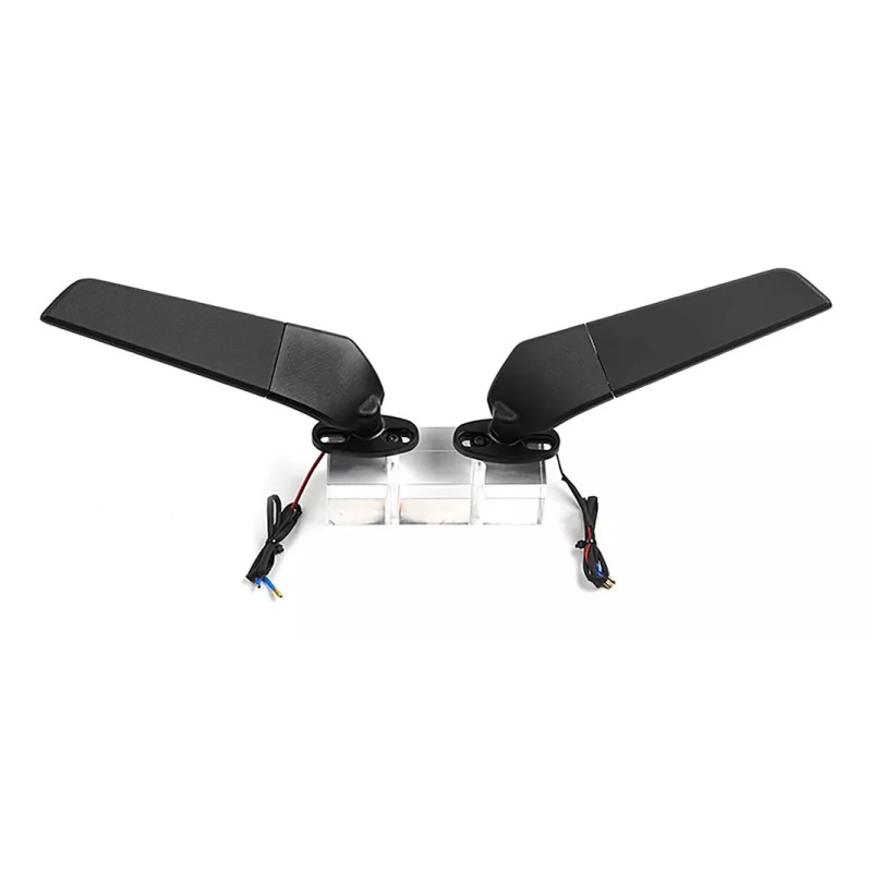 BOBOJIIIER Espejo Retrovisor Con Luz De Giro Led, 2 Piezas