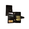 ABELE Large Genuine Full Grain Leather Passport Holder, ID Display,