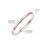 Glanzstücke München Women's Ring Sterling Silver Rose Gold-Plated – Rose