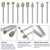 Aoyswuz 20 Piece Diamond Grinding Point Set 1/8 Inch Shank