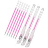NUOBESTY 2 Sets Professional Tattoo Eyebrow Pen Mapping Tool Long