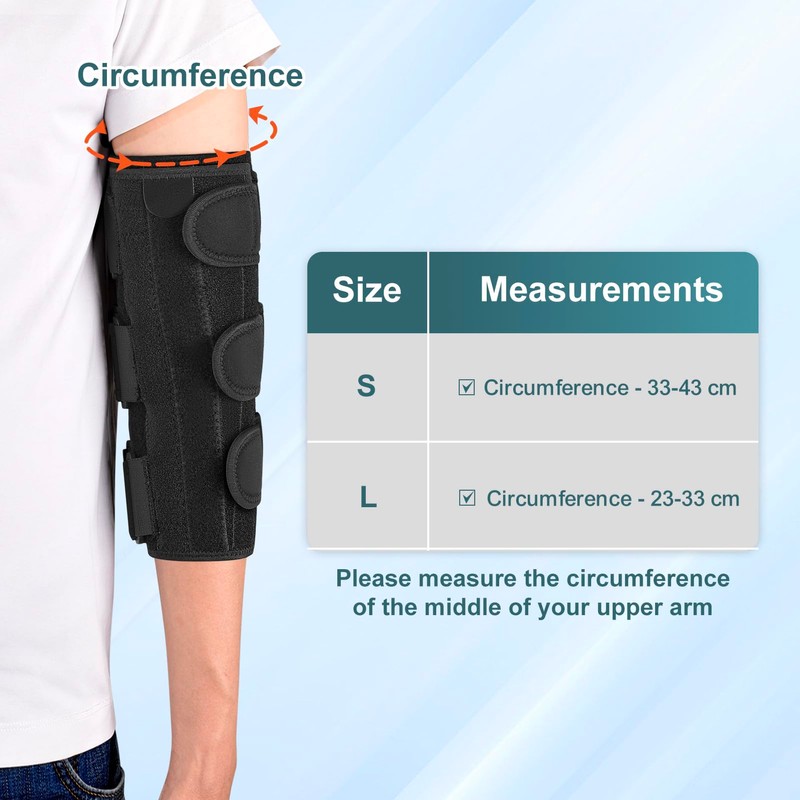 Clheatky Elbow Brace, Cubital Tunnel Elbow Brace, Elbow Splint for