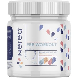 Pre‑Workout NEREA con Creatina Monohidratada – Sabor Frutos Rojos, 30 Servicios