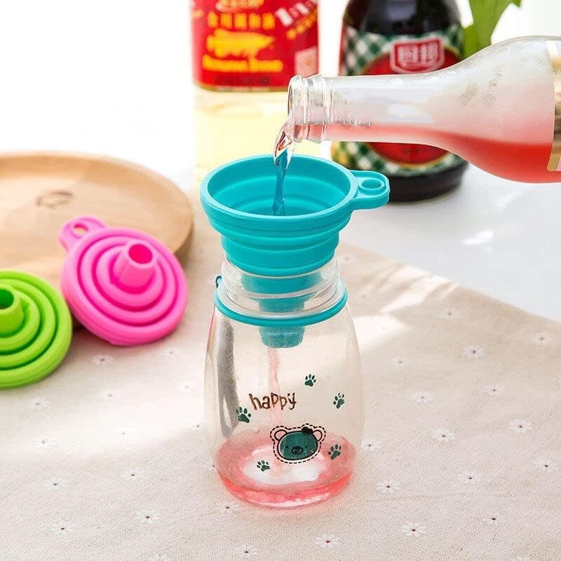 1Pc Color Random Silicone Gel Practical Collapsible Foldable Silicon Kitchen