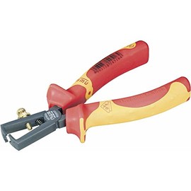 VDE wire stripping pliers 160 mm NWS 145-69-VDE-160 up to Ø 5 mm, Conductor cross-section 10