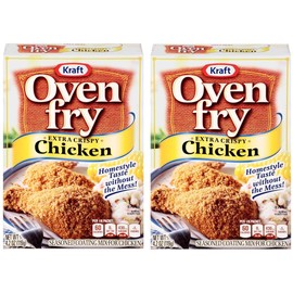 2 Pack - Oven Fry Extra Crispy 4.2oz Seasoned Coating Mix (Chicken)
