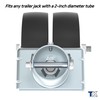 TOWKING 2000lbs Dual 6" Trailer Jack Swivel Caster, Wheel Replacement