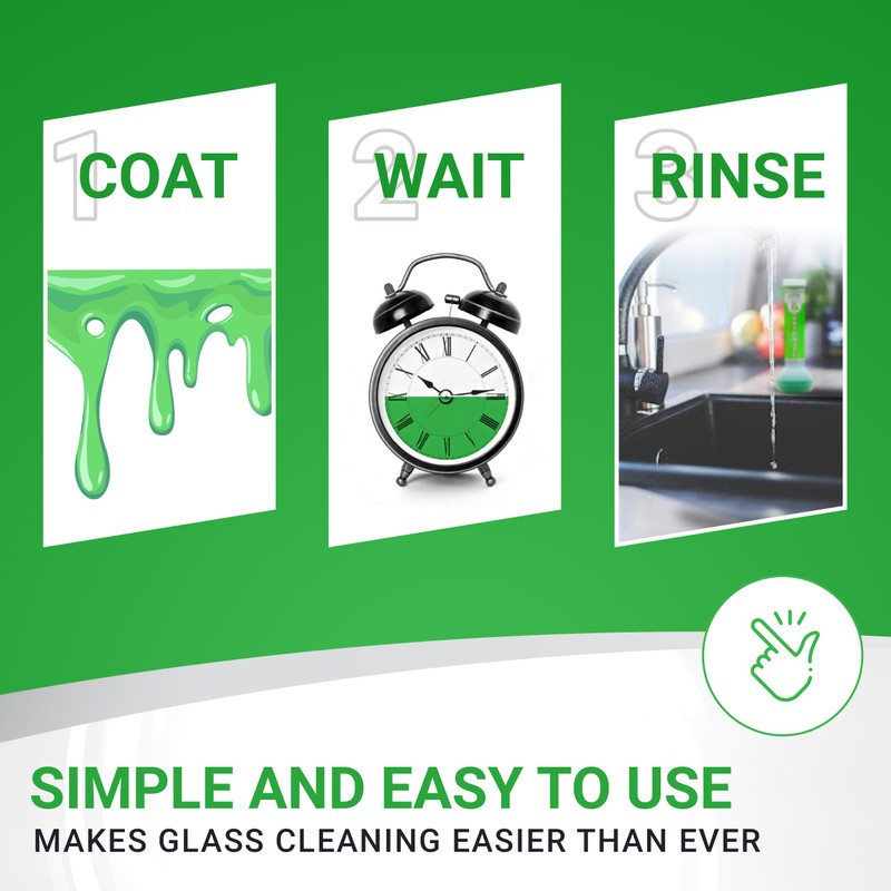 KLEAR Kryptonite Multipurpose Glass Cleaner 3-Pack | Powerful 5 in