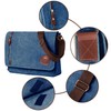 Bolsa de mensajero de lona clásico para hombres y mujeres,