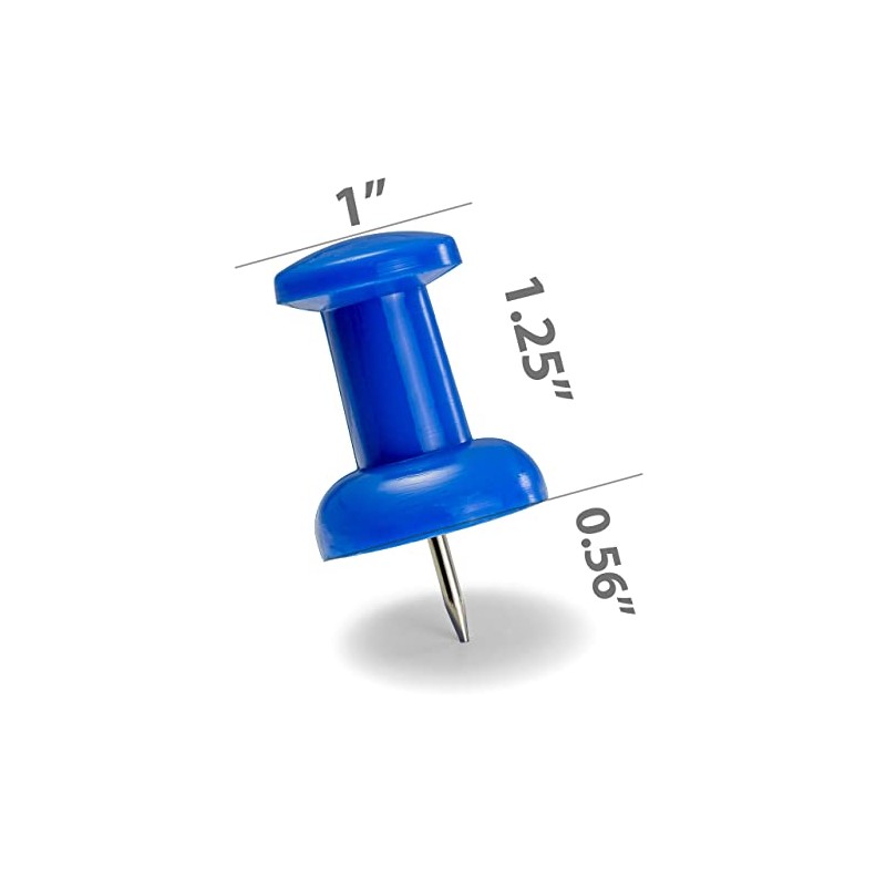 Officemate 92905 - Pinzas gigantes, colores surtidos, 2 tinas de