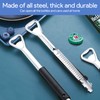 2 Adjustable Bottle Opener, Stainless Steel Can Opener, Jar Opener,