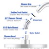 Mesee 2 Packs Shower Head Adapters 135 Degree Angle Shower-Head