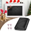 Magnetic Fireplace Draft Cover, Fireplace Blocker Blanket for Heat Loss,