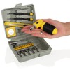 com-four® 24-Piece Tool Set for DIY Enthusiasts - Small Tool