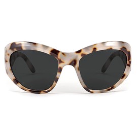 FEISEDY Trendy Y2k Sunglasses Women Men Oversized Shield Sunglasses Fashion Wrap Around Futuristic Glasses B2359