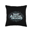 Smart Algorithms Unleashed Edge AI Machine Learning Edge Throw Pillow