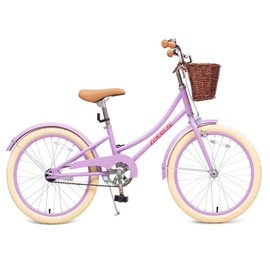 ACEGER Girls Bike with Basket, Kids Bicycle for 3-13 Years, Included Coaster Brake & Caliper Brake, 14 16 18 Inch with Training Wheels, 20 Inch with Kickstand but no Training Wheels