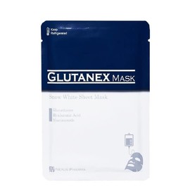 Glutanex Mask 15 MASCARILLAS FACIALES HIDRATANTESAclaramiento, Antioxidacin, Hidratacin, Reduccin Sebcea, BrilloDe Corea del Sur