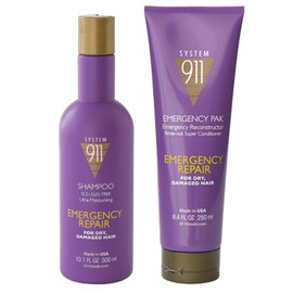 Hayashi System 911 Shampoo 10.1oz & Emergency Pak 8.4oz "Set"