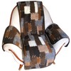 Alpenwolle Armchair and Armrest Protector Patchwork 3 Pieces