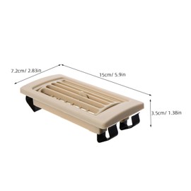 Zerodeko Adjustable Air Vent Cover for Cars Buses Modified Vehicles Durable Deflector for Enhanced Airflow Efficiency Quick Installation for Home Office Use