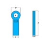 Weld On Towing Eye 5" (24 Ton 12.7CM Straight Heavy