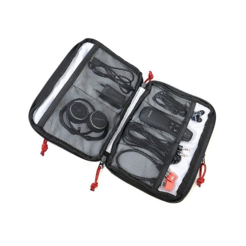 Troika Business Tech BBG64/GY Pouch 2 Cable Bag for Electronic