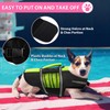 Queenmore Dog Life Jacket Lifesaver Preserver High Buoyancy with Emergency